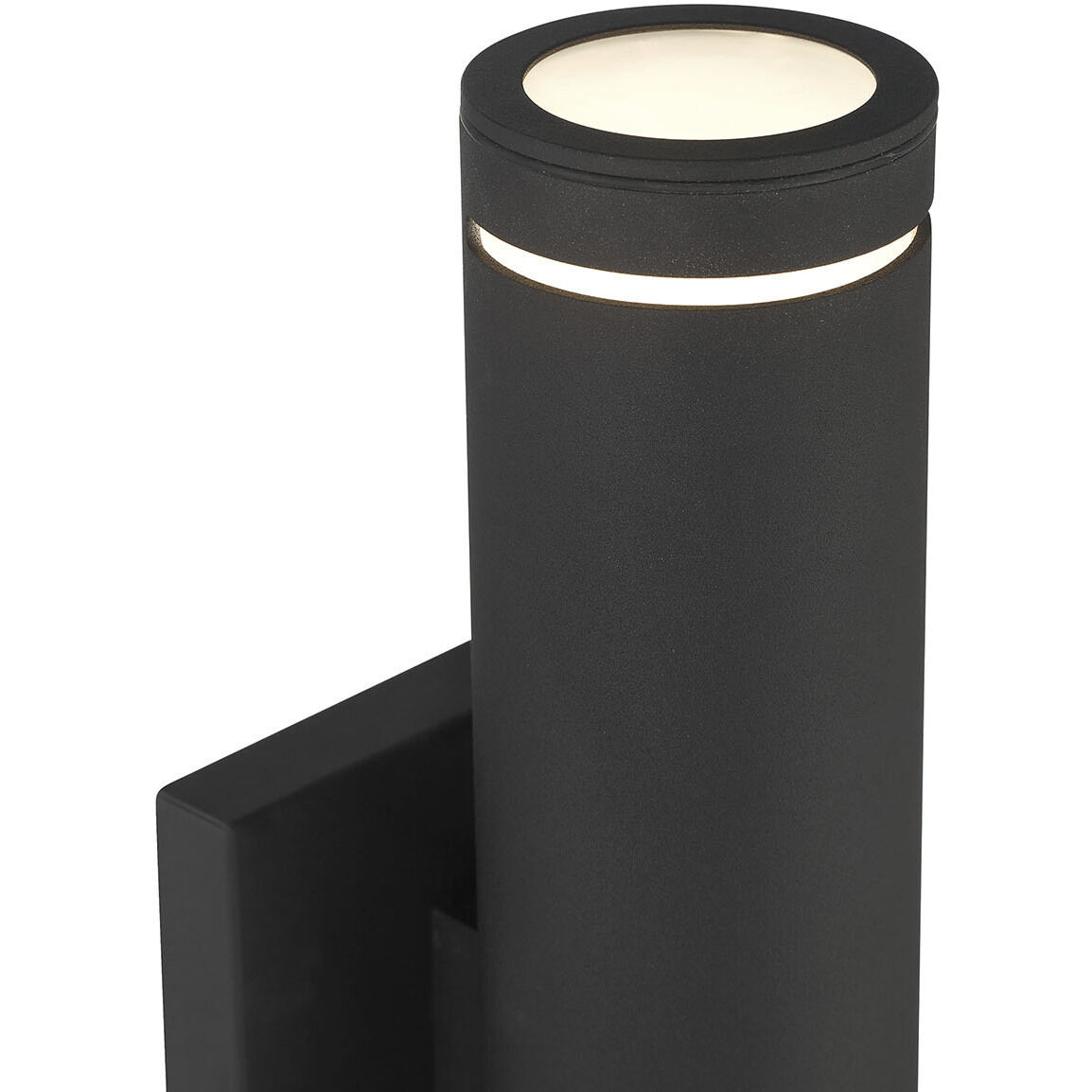 Supotto LED 14 inch Sand Coal Outdoor Wall Mount